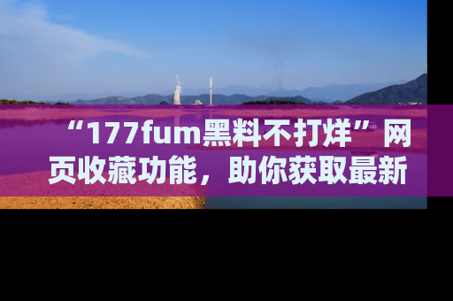 “177fum黑料不打烊”网页收藏功能，助你获取最新黑料动态