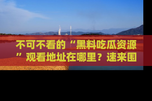 不可不看的“黑料吃瓜资源”观看地址在哪里？速来围观吧！