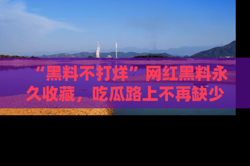 “黑料不打烊”网红黑料永久收藏，吃瓜路上不再缺少惊喜与乐趣