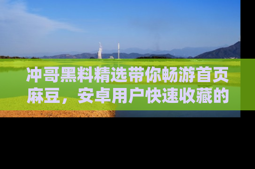 冲哥黑料精选带你畅游首页麻豆，安卓用户快速收藏的秘密武器！