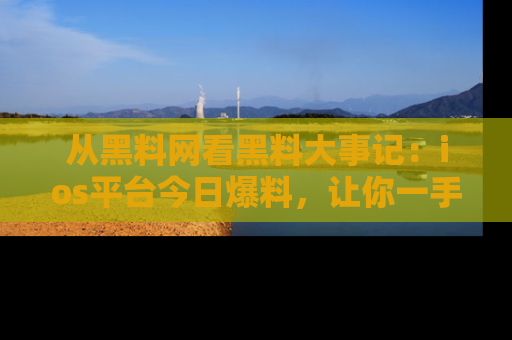 从黑料网看黑料大事记：ios平台今日爆料，让你一手掌握八卦内幕