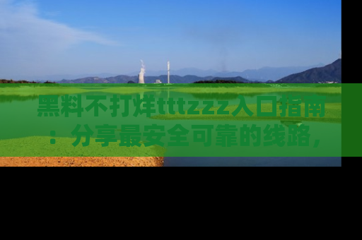 黑料不打烊tttzzz入口指南：分享最安全可靠的线路，轻松获取最新八卦！