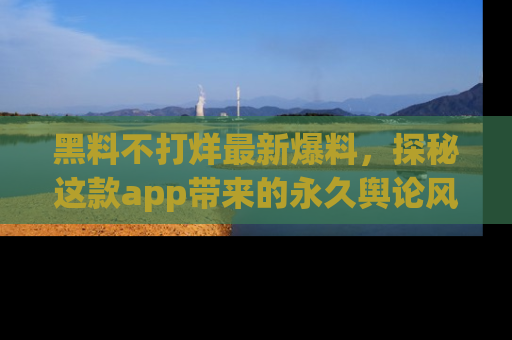 黑料不打烊最新爆料，探秘这款app带来的永久舆论风暴