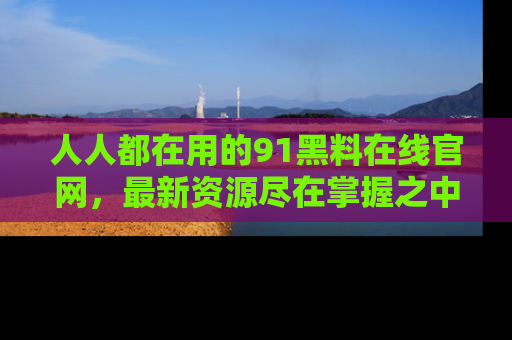 人人都在用的91黑料在线官网，最新资源尽在掌握之中
