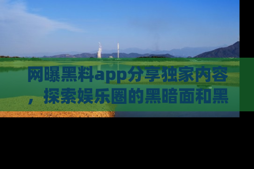 网曝黑料app分享独家内容，探索娱乐圈的黑暗面和黑料
