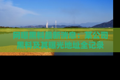 网曝黑料最新消息：某公司黑料及其曝光地址全记录