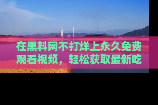 在黑料网不打烊上永久免费观看视频，轻松获取最新吃瓜资讯！