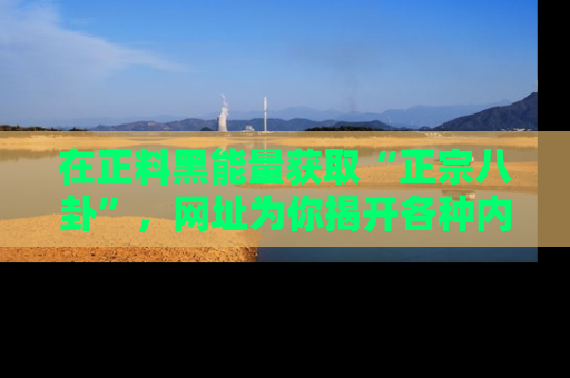 在正料黑能量获取“正宗八卦”,网址为你揭开各种内幕故事!