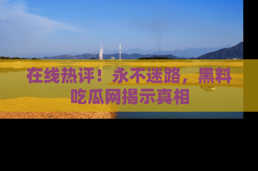 在线热评!永不迷路,黑料吃瓜网揭示真相