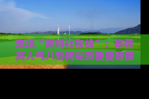 走进“黑料社在线”:推荐高人气八卦网站及便捷链接的全面指南